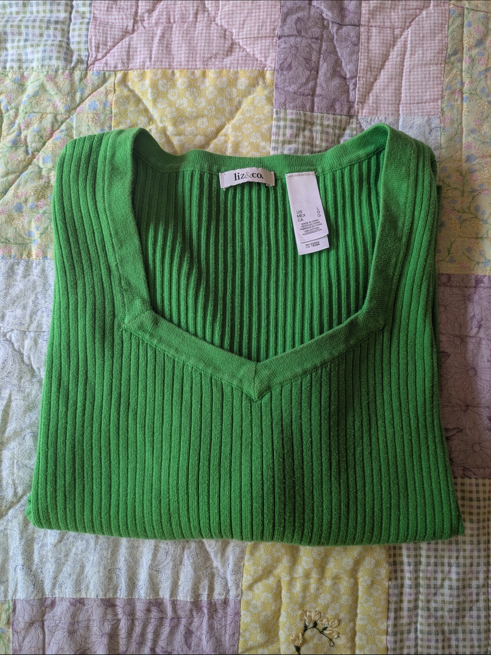Liz & Co 90's/2000's Ribbed Sweater